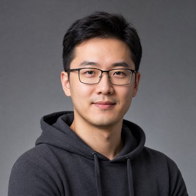 李振宇,电影网技术VP,理工男职业照